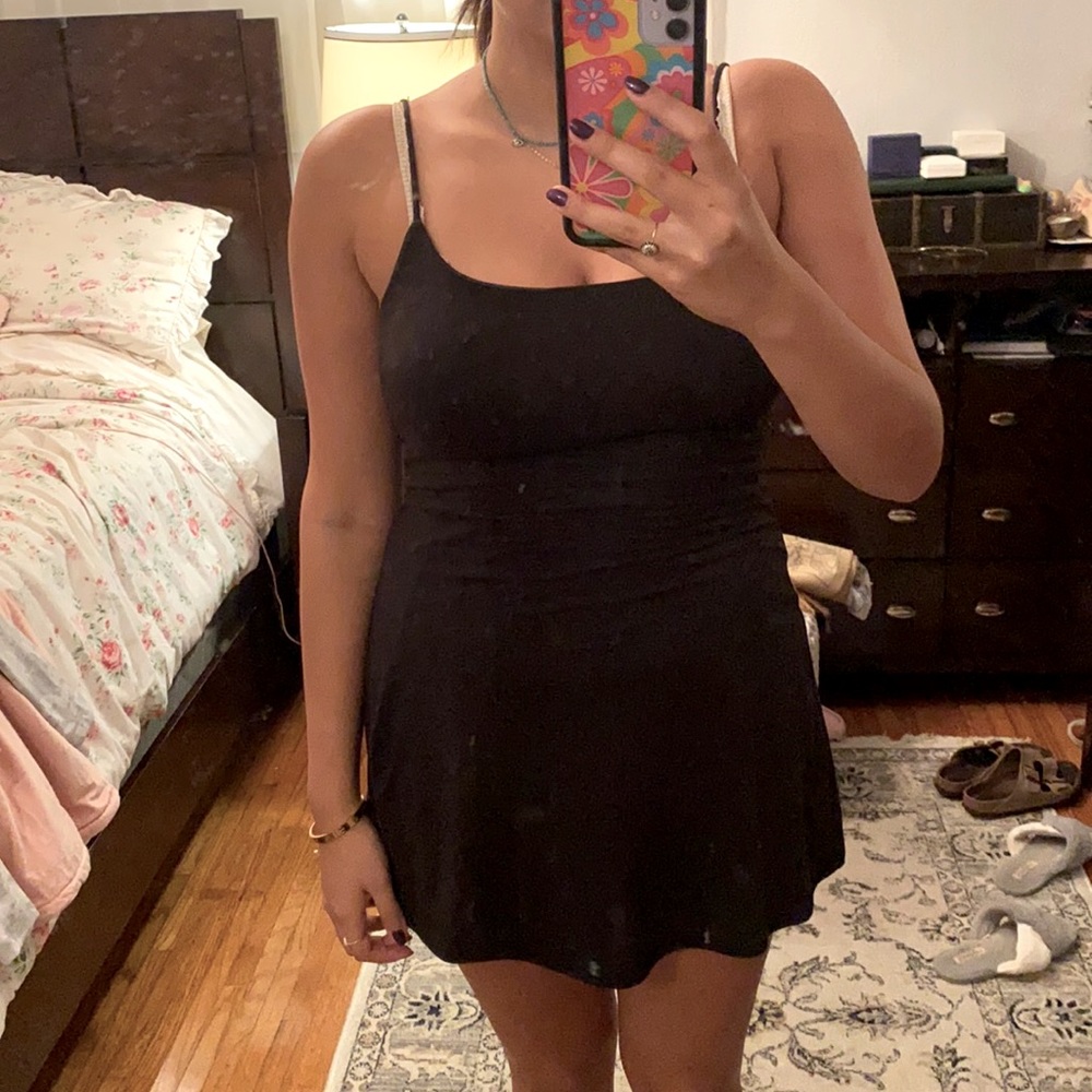 Altard State Revival active dress black, with built in shorts, size small